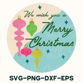 we wish you a merry christmas svg - png - dxf -