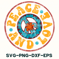 a picture of a peace sign with the words svg - png - d