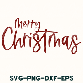 merry christmas svg - dxf - eps