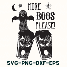 More Boos Please | Halloween Svg