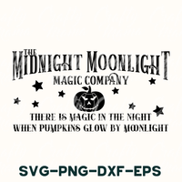 Midnight Moonlight Magic Company  Sign