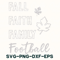 Fall Faith Family Football