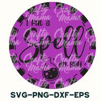 i put a spell in you svg - dxf - eps