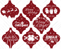 Arabesque Christmas Ornament Mega Bundle