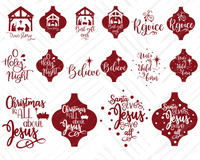 Arabesque Christmas Ornament Mega Bundle