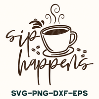 Sip Happens Svg