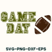 Game Day Svg, Football