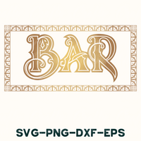 Bar Sign Svg