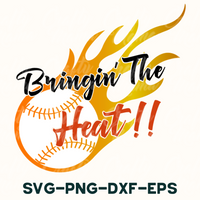 Bringin' The Heat, Baseball Svg