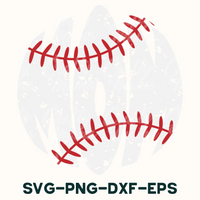 Distressed Baseball Mom SVG