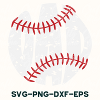 Distressed Baseball Dad SVG