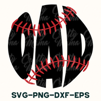 Baseball Dad SVG