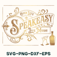 Speakeasy Open Late Svg