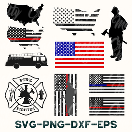 Firefighter Svg Bundle