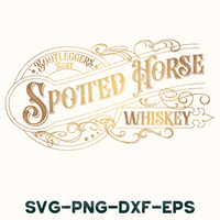 Spotted Horse Whiskey Svg