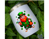 Leprechaun With Iced Coffee