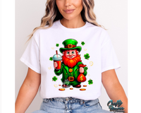 Leprechaun With Iced Coffee