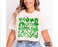 Distressed - Not Lucky Simply Blessed