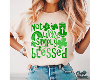 Distressed - Not Lucky Simply Blessed