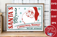 Christmas Market Vintage Christmas Sign