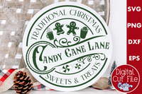 Christmas Sweets Christmas Round Sign