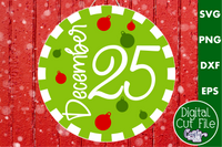 Cute Christmas Round Sign Bundle 1