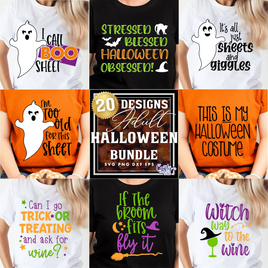 Adult Halloween Bundle Svg