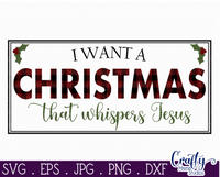 I Want A Christmas That Whispers Jesus