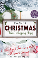 I Want A Christmas That Whispers Jesus