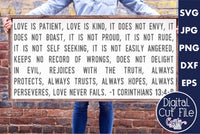 Love Is Patient, 1 Corinthians 13