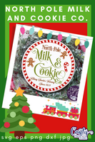 Milk And Cookie Company Round SVG