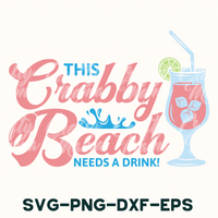 This Crabby Beach Needs A Drink