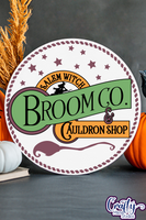 Salem Broom Company Vintage Round Svg