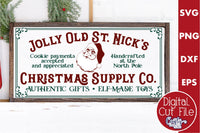 Santa's Supply Co Christmas Sign