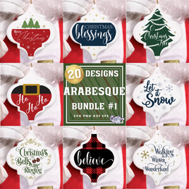 Arabesque Tile Ornament Svg Bundle #1