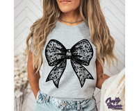 Floral Lace Bow