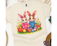 Boy And Girl Easter Bunny