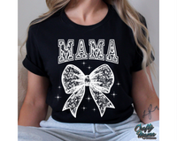 Mama Floral Lace Bow