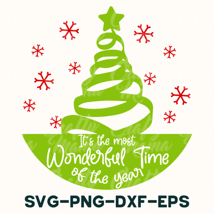 it's the most wonderful time of the year svg - png -