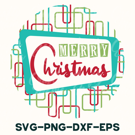 merry christmas svg - png - dxf - eps