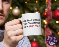 Dad Wants For Christmas Is A Silent Night