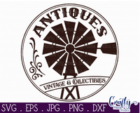 Antiques And Collectibles Round Svg