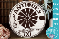 Vintage Round Sign Bundle #1