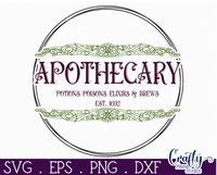 Apothecary Round Svg