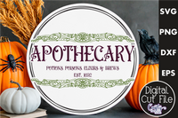 Apothecary Round Svg