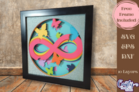 Autism Awareness 3D Shadow Box File