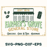 the farmer's grove general store logo