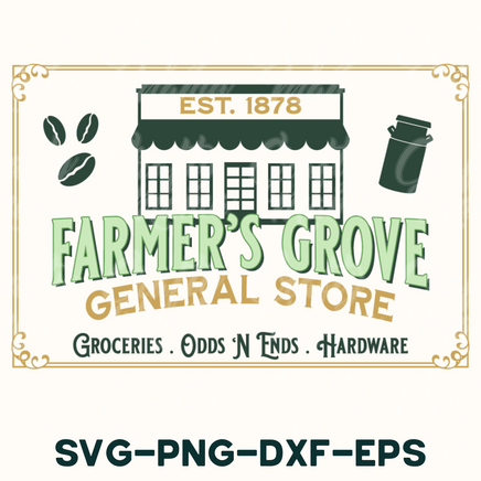 the farmer's grove general store logo