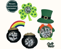 a st patrick's day lepreite with a lepreite hat and