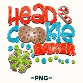 Head Cookie Baker Sublimation Png